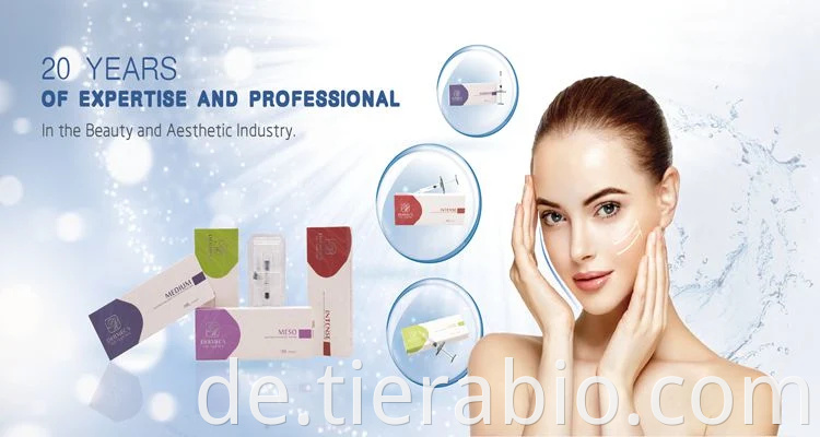 Beste Produkte Injizierbare Hautfüller Säure-Hyaluron-Gel-Fertigspritze für Lippen-Nase-Gesichts-Injektion 2ml